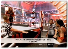 2021 Topps WWE Women’s Division Rainbow Foil #50 Nia Jax & Shayna Baszler