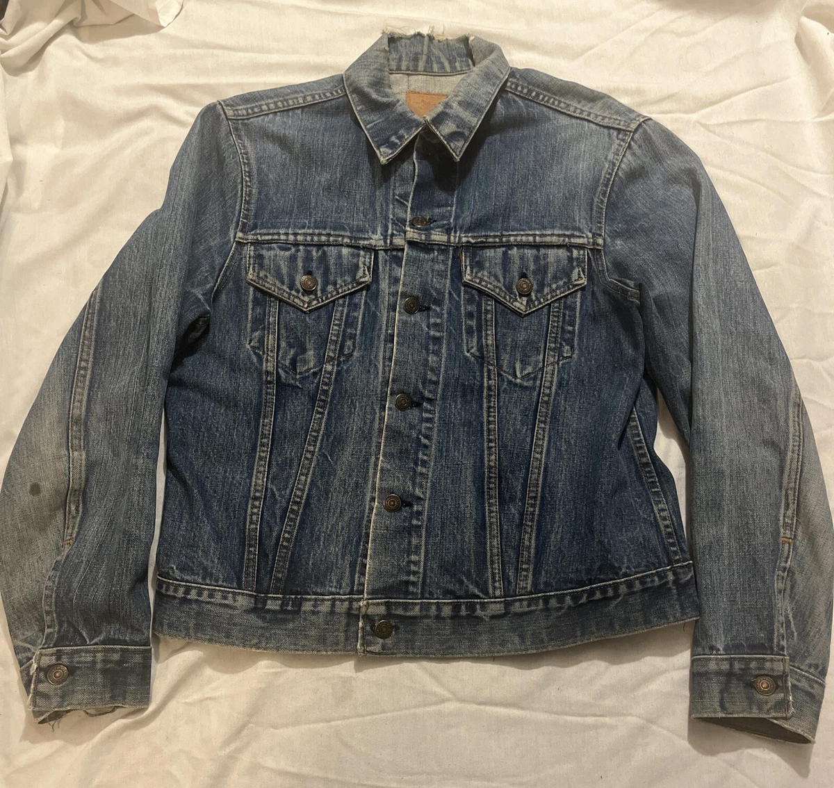 Vintage 60s-70s Levi's 70505 0217 Denim Jacket Size 42 big e?