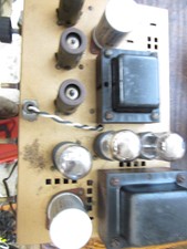 Vintage Bogen Db110g Vacuum Tube Mono Amplifier Working With Very Minor Hum
