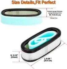 Air Filter with Pre-Filter – Compatible with Briggs & Stratton 394019S, 394019, 