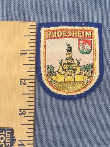 Rudesheim Germany Patch - Souvenir Travel Badge - Embroidered Applique - Picture 2 of 4