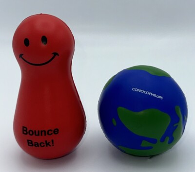Conoco-Phillips Bounce Back and Planet Earth Stress Relief Squeeze Balls