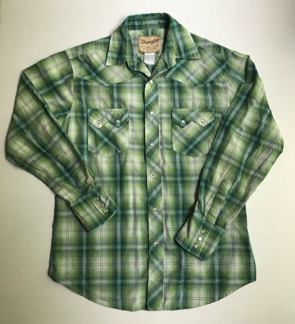 wrangler pearl snap shirts for men