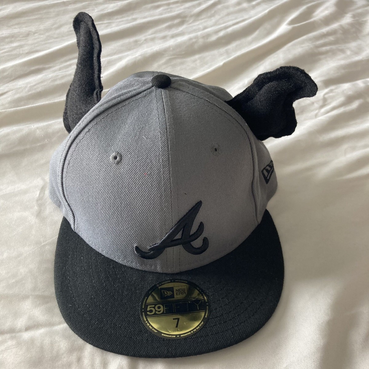 new era snapback mlb Atlanta braves hat $38.99 Gray | eBay display picture 3
