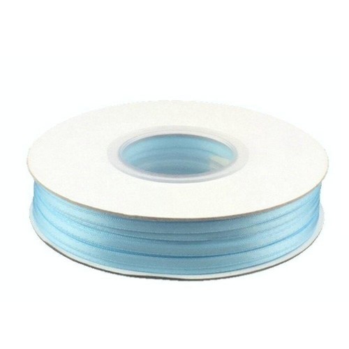 Narrow Blue Ribbon | Light Blue Satin Ribbon - 1/8in. - Double Faced - 100 Yds - 第 1/1 張圖片