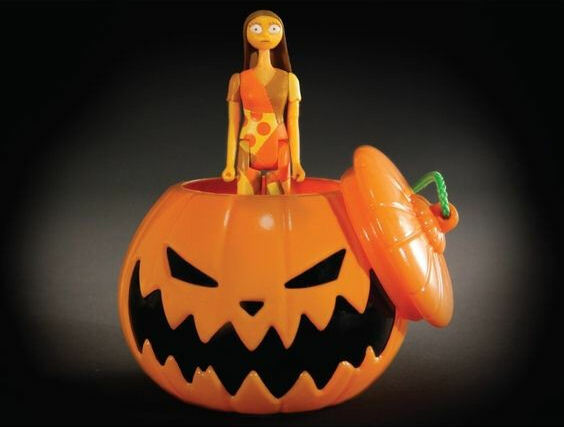 Nightmare Before Christmas Sally ReAction Figure w/ Pumpkin SDCC