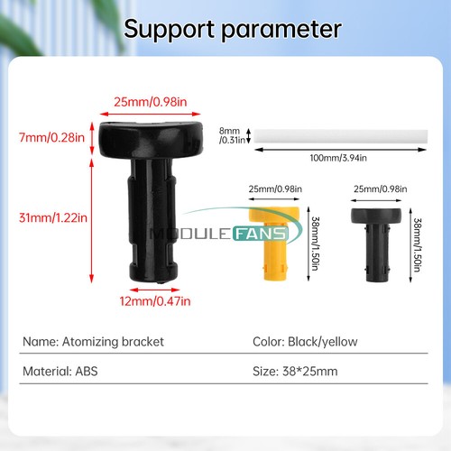 USB DC5V Ultrasonic Mist Maker Atomizing Module Humidifier DIY Kits 108KHZ - Picture 6 of 17