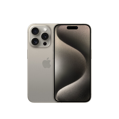 Apple Iphone 15 Pro Grigio 256GB Memoria Display 6.1" Natural Titanium Mtv53zd/a