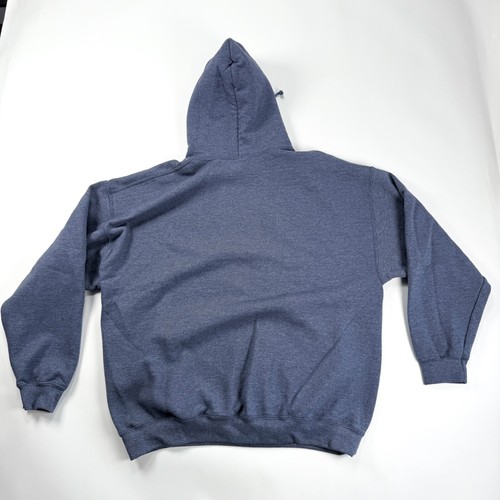 US Navy Anchors Aweigh Blueish Grey Hoodie Sweatshirt XL Gildan Heavy - Bild 8 von 9