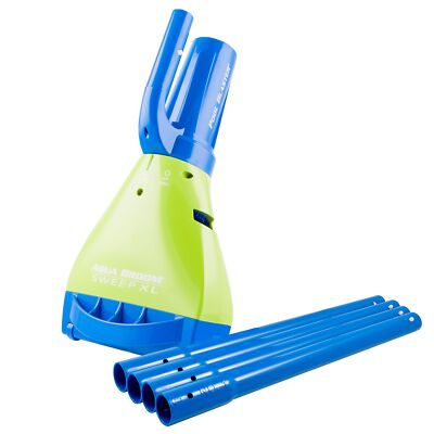 Aqua Broom Sweep Xl Cordless Rechargeable Pool Vacuum For Hot Tub Spa & Spot Cle