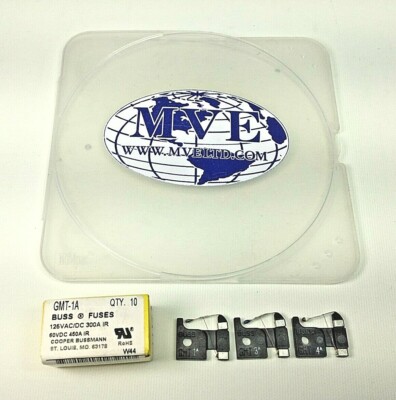 LOT OF 24 COOPER BUSSMANN GMT-1A FUSE NEW-OPEN