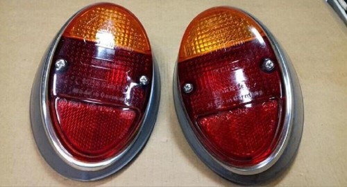 VOLKSWAGEN Beetle 6 Volt 60 67 Pair of right and left rear lights HELLA brand - Picture 3 of 8