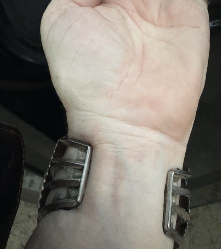 INDIANER USA Sterlingsilber ÜBER 100 JAHRE ALT Vintage ANTIK MANSCHETTE Armband! C-STORY - Bild 5 von 20