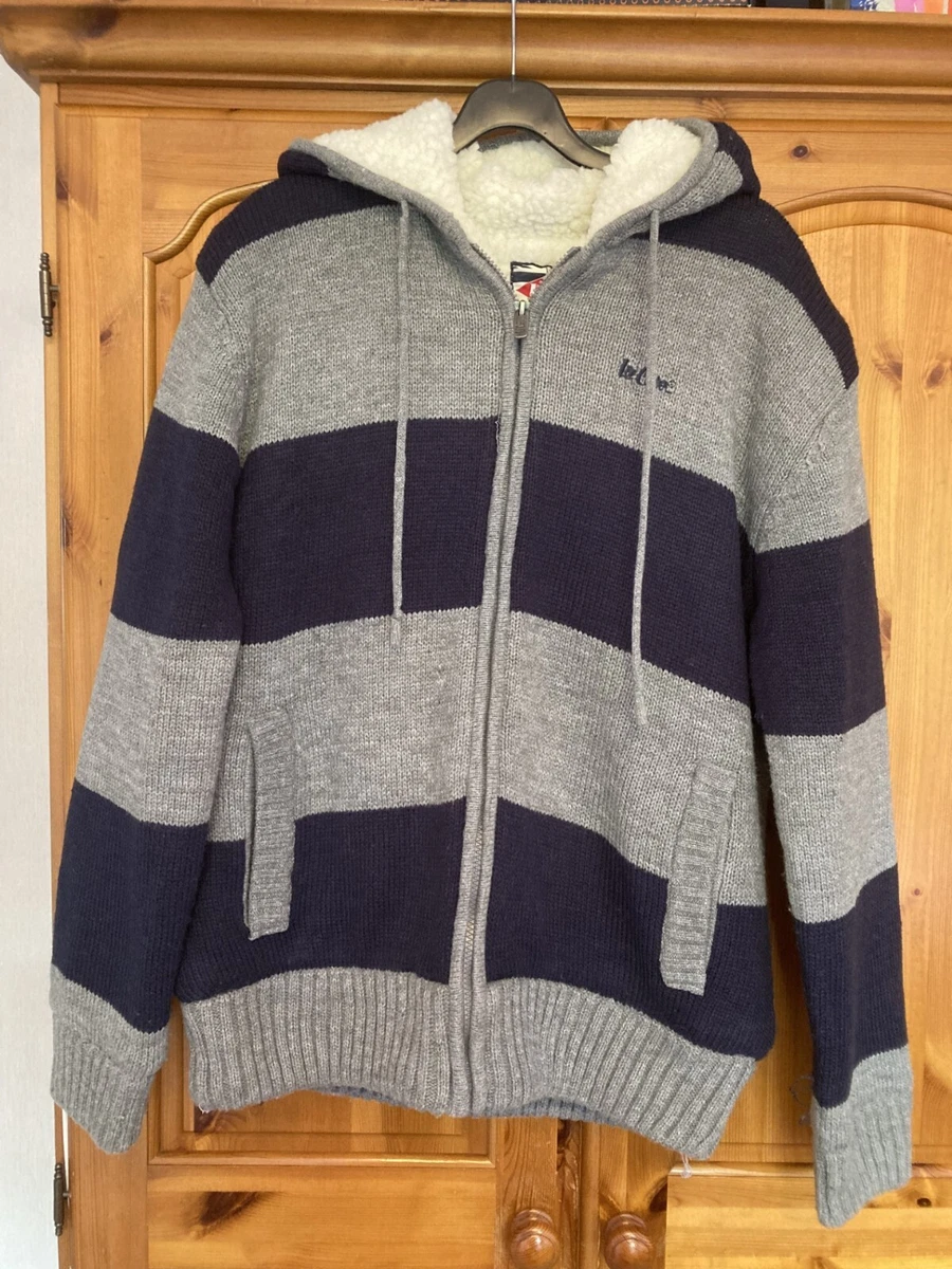 Lee Cooper Hombre Sudadera Con Capucha Cremallera Mediana