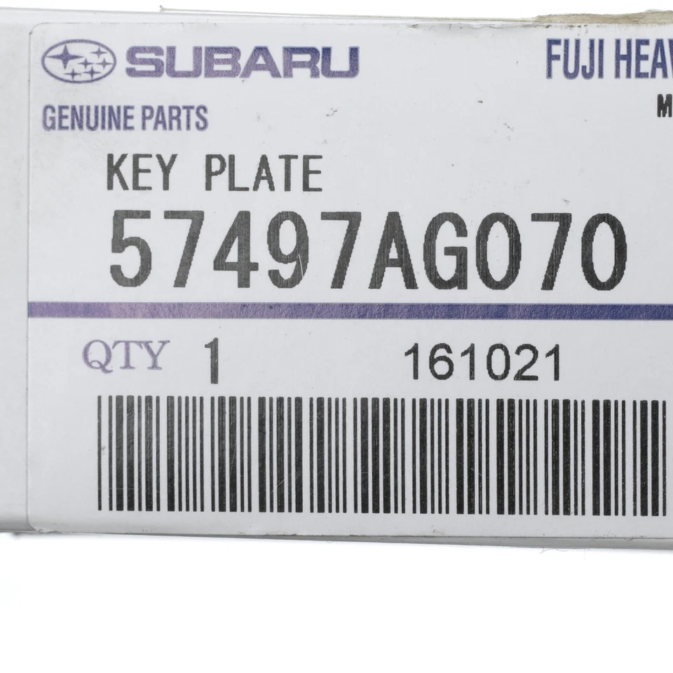 原始设备制造商 2008 - 2009 年斯巴鲁 Impreza 点火系统主钥匙板空白 57497AG070 — 第 4/4 张图片