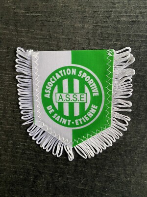Fanion Vintage ASSE Saint-Étienne - Années 1940 - Logo Historique - Club Français