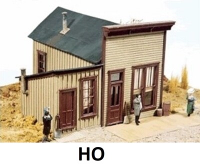HO - The Newspaper Office, ''LASER BUILDING KIT''- DRP-56