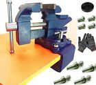 2-In-1 Work Bench Vise Multi-Purpose Table Vice Universal Work Clamp-On Vise Us