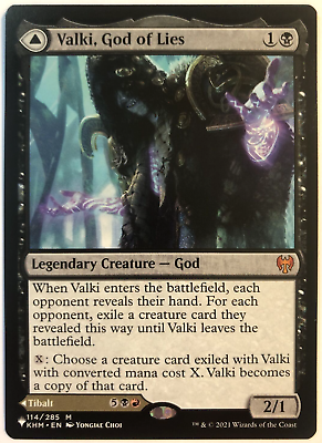Valki God of Lies // Tibalt Cosmic Impostor 1x FOIL KHM MTG Kaldheim Mythic MINT black Valki God of Lies // Tibalt Cosmic Impostor 1x FOIL KHM MTG Kaldheim Mythic MINT black