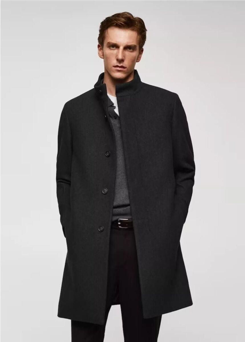 Zara Man Men's Size XXL Black Zip/Button Front Jacket Zara Man Men's Size XXL Black Zip/Button Front Jacket