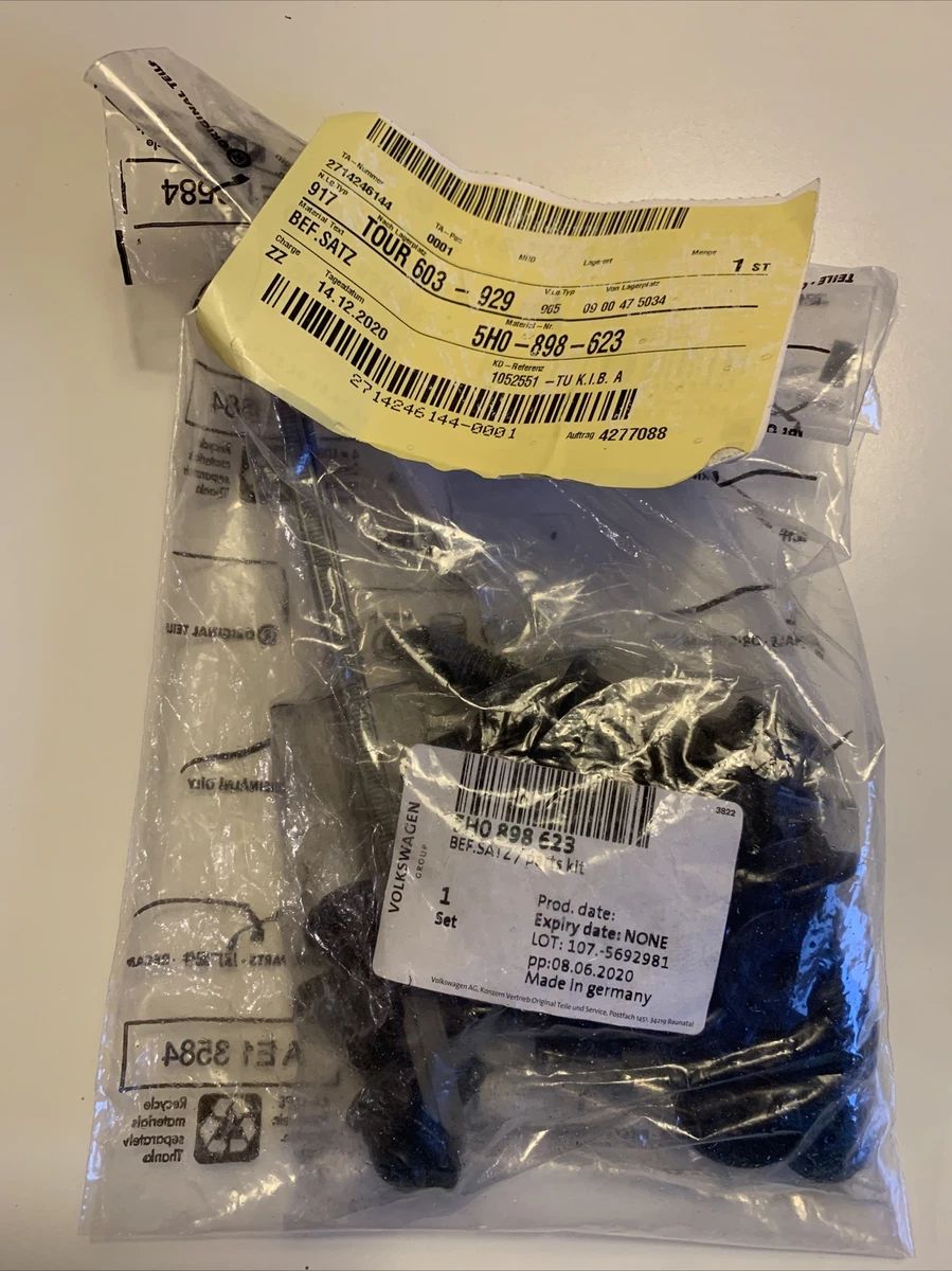 Befestigungssatz Stoßfänger Vorn VW Golf 8 5H0898623 | eBay