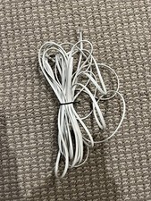 White 25' ft Telephone Modular Line Cord Phone Cable Extension Wire RJ11