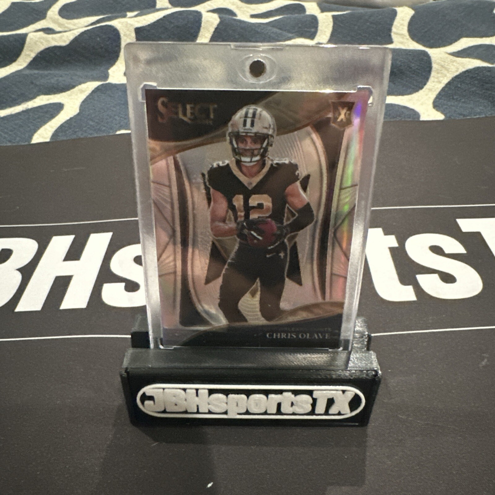 2021 Panini Select -  Chris Olave XRC Silver Prizm  #413 Saints