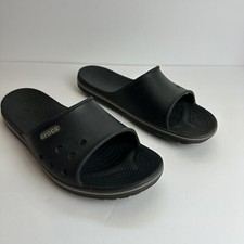 Crocs Slide Sandals Men  s Size 11 Shoes Crocband lll Casual Waterproof Black