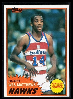 1981-82 Topps #69 East Wes Mathews  NMT