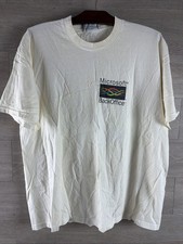 Microsoft T-Shirt BackOffice White Size XL Vintage Lee Tag Made In USA