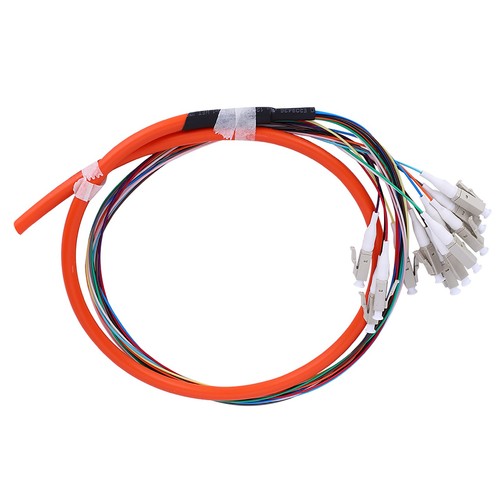 Fiber Pigtail Cable 12-Core LCUPC Multimode Stable Connection For - Afbeelding 3 van 11