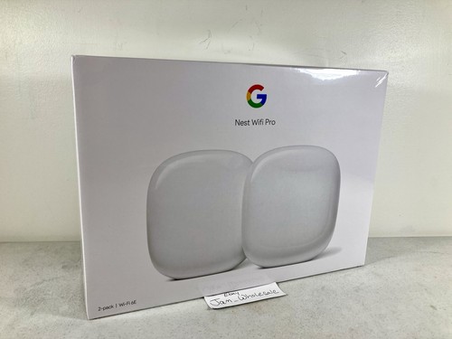Google Nest Pro 2-pak Wi-Fi 6E System domowy Fast Speed Mesh Router NOWY ZAPIECZĘTOWANY!