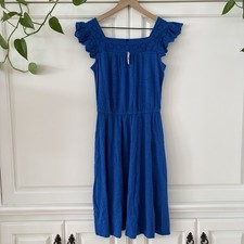 NWT Talbots LP Large Petite Blue Lace Crochet Dress
