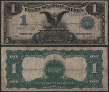 33056 - BANKNOTE USA, 1 Silber Dollar (Silver Certificate), 1899, P338c