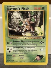 Giovanni’s Pinsir - Pokémon Gym Challenge 24/132 - Rare - Unlimited Edition - LP on eBay