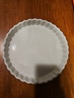 IKEA Cobalt Blue White Fluted Ceramic Pie Quiche Tart Baking Dish 10" Oven Safe — photo 7