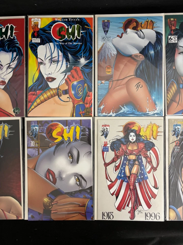 Shi Way Of The Warrior 1 - 12 (12 book series set) VF/NM - Crusade 1994 TUCCI - Image 4 of 4