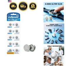 Sr920sw Watch Battery 1.5V: 371/370 Silver Oxide Small Button 10 Pack - Lr920...