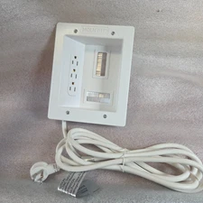 Mount-It In-Wall TV Cable Concealer Triple Outlet ONLY