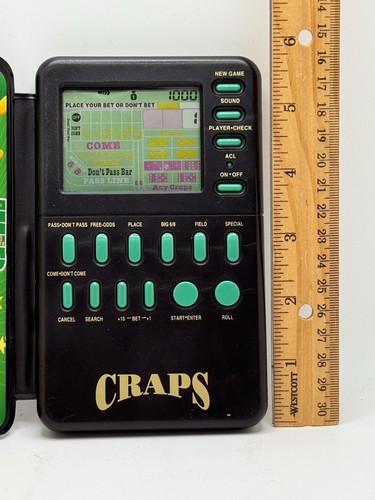 Craps Gioco Elettronico Portatile Radio Shack #60-2448 - Foto 9 di 10