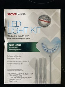 CVS HEALTH LED LIGHT KIT BLUE LIGHT ACCELERATES WHITENING RESULTS (Damage Box)