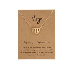 Zodiac Necklace   Simple Horoscope Pendant for Astrology Lovers