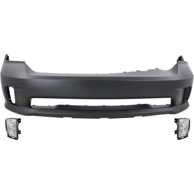 68197698AA, 68104820AD, 68104821AD CAPA Set of 3 Bumper Covers Fascias Front