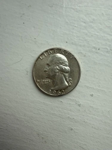1962 Washington Quarter SILVER 25C Circulated US Coin Variety