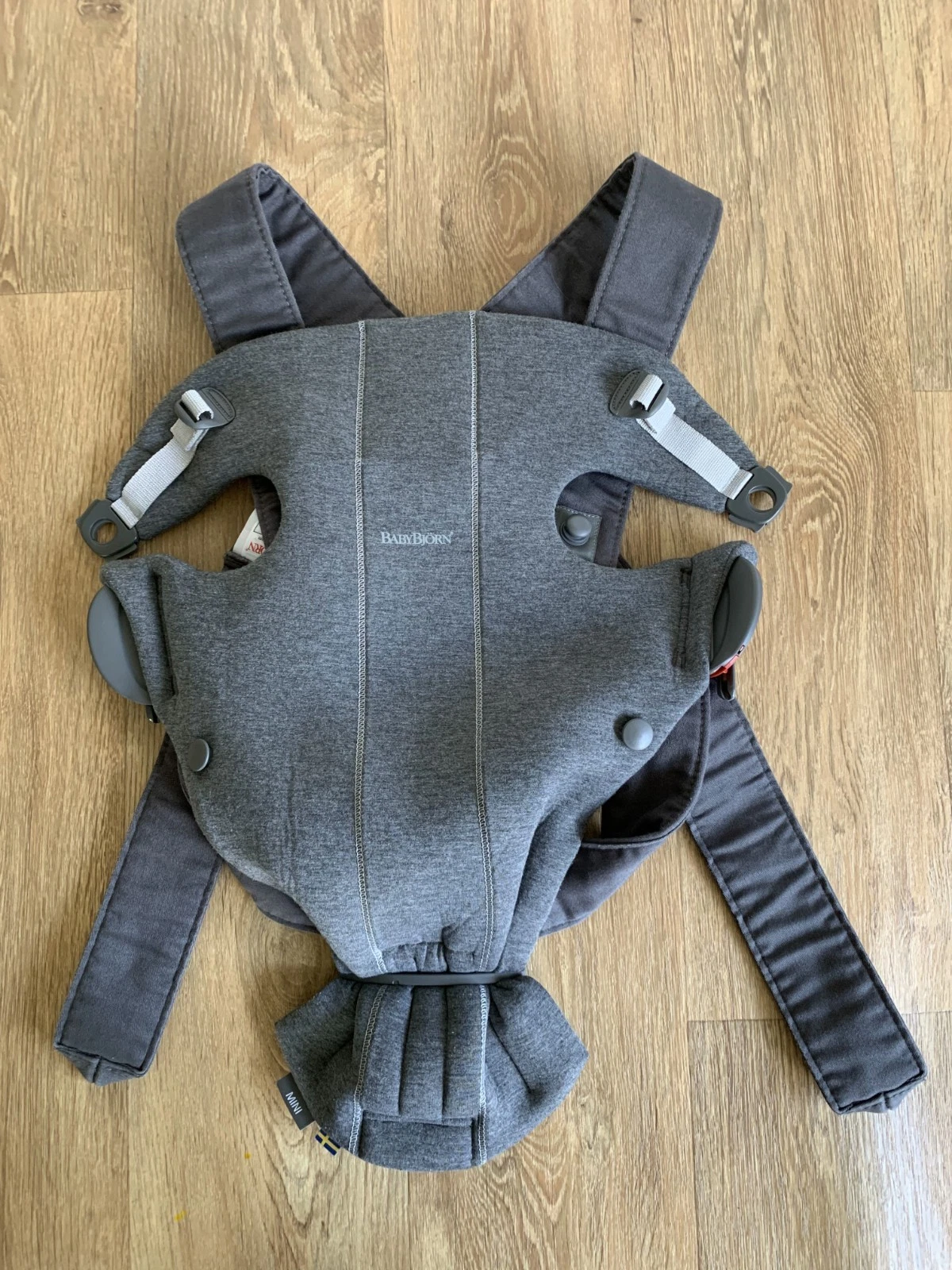 BabyBjörn Original Mini Baby Carrier Oeko Tex Unisex 3.2 - 4.5 Kg Grey Melange