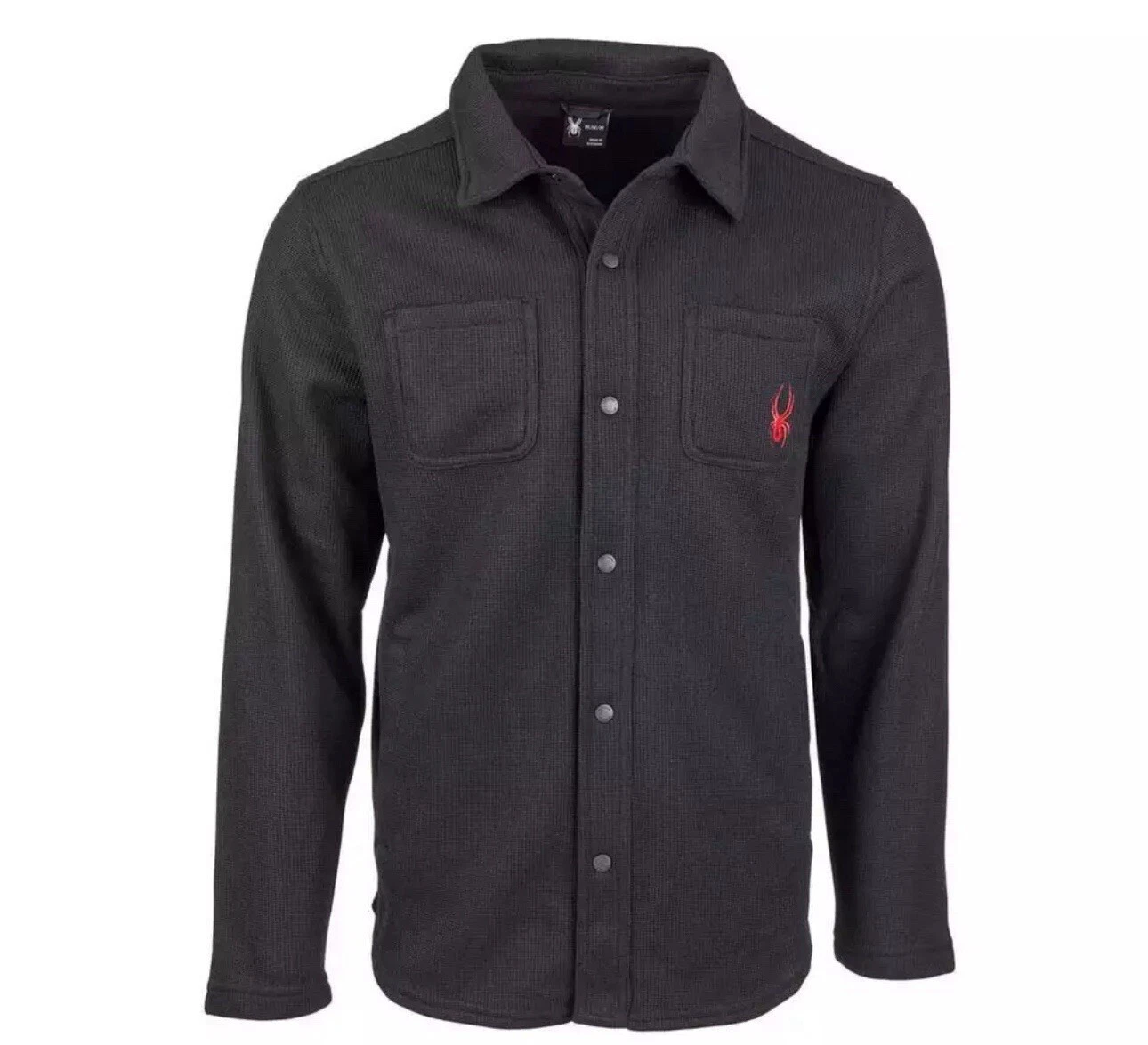 Spyder Mens Avalon Shirt Jacket Black Small
