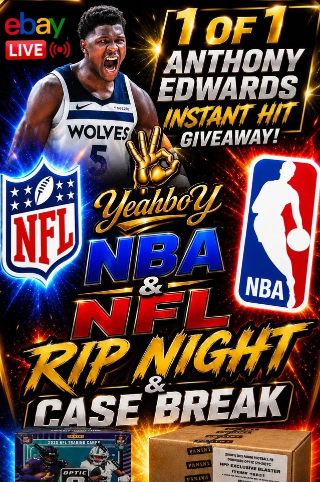 NFL AND NBA BREAKS! CASE BREAKS - REPACKS AND MUCH MORE