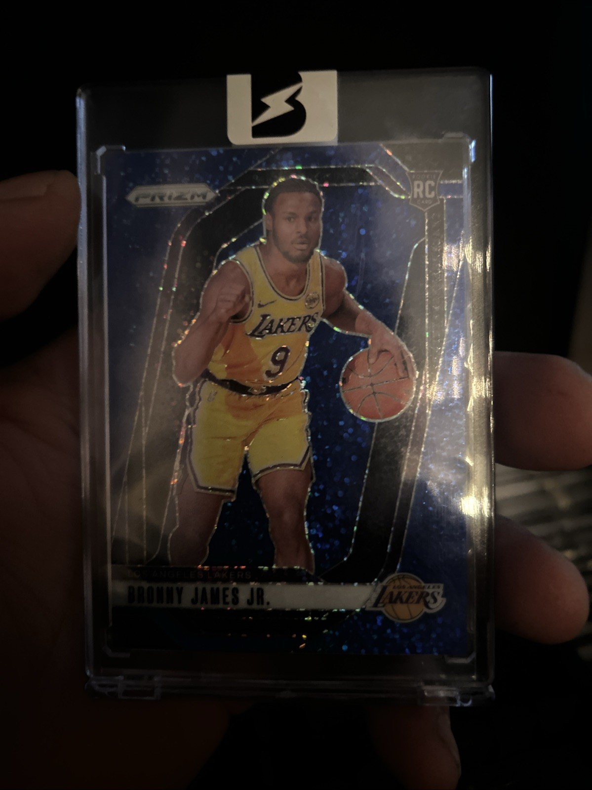 2024-25 Panini Prizm - Bronny James #243 Blue Fast Break Prizm /150 (RC)