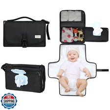 LANDICI Portable Diaper Changing Pad for Newborn Girl and Boy, Travel Waterpr