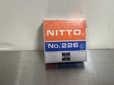 Vintage Electrical TAPE BLACK NITTO NO. 226